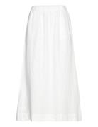 Bs Eris Skirt Skirts Maxi Skirts White Bruun & Stengade
