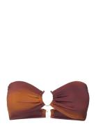Janiero Bandeau Swimwear Bikinis Bikini Tops Bandeau Bikinitops Orange...