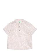 Shirt Tops Shirts Short-sleeved Shirts White United Colors Of Benetton