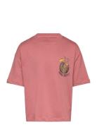 Tnoleen Os S_S Tee Tops T-Kortærmet Skjorte Pink The New