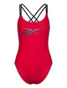 Womens Rbk Swimsuit Astra Sport Swimsuits Red Reebok Performance