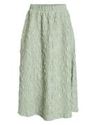 Visophia Hw Volume Midi Skirt/Dc Skirts Knee-length & Midi Skirts Gree...