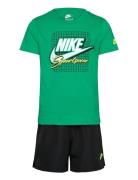 Ws-Woven Short Set Sport Sets With Short-sleeved T-shirt Multi/pattern...