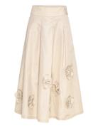 Cmsimi-Skirt Skirts Maxi Skirts Cream Copenhagen Muse