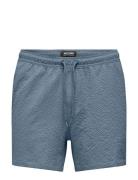 Onsted Life Solid Seersucker Swim Noos Badeshorts Blue ONLY & SONS