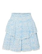 Yasvips Hw Skirt S. Skirts Short Skirts Blue YAS
