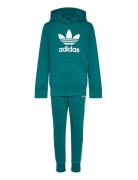 Hoodie Set Sport Sweatsuits Green Adidas Originals