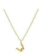 Alphabet Accessories Jewellery Necklaces Dainty Necklaces Gold Maanest...