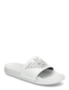 Slip.pvc-Outline Log Slippers Hjemmesko White Emporio Armani