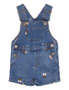 Tnstovia Short Denim Dungarees Bottoms Dungarees Blue The New