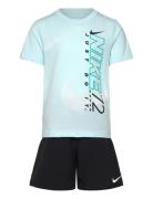 Ws-Woven Short Set Sport Sets With Short-sleeved T-shirt White Nike