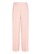 Magda Bottoms Trousers Wide Leg Pink Reiss