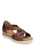Wedge Sandal Sandal Med Hæl Brown Gabor