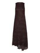 Lace Dress Maxikjole Festkjole Brown Gina Tricot
