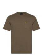 Pocket T-Shirt Tops T-Kortærmet Skjorte Brown Lyle & Scott