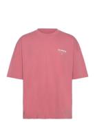 Underground Ss Crew Tops T-Kortærmet Skjorte Burgundy AllSaints