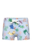 Swimtrunk Aop Badeshorts Multi/patterned Lindex