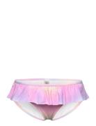 Bikini Brief Flounce Aop Bikini Pink Lindex