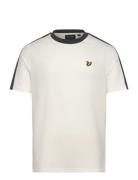 Contrast Taped T-Shirt Tops T-Kortærmet Skjorte White Lyle & Scott