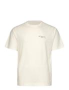 Anf Mens Graphics Tops T-Kortærmet Skjorte White Abercrombie & Fitch