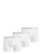 Boxer Brief 3Pk Boxershorts White Calvin Klein