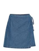 Ihdallas Sk Skirts Short Skirts Blue ICHI