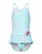 Swimsuit With Straps And Floun Badedragt Badetøj Multi/patterned Linde...