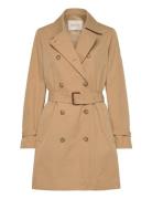 Cotton Trench Coat Trenchcoat Frakke Brown GANT