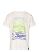 Printed Tee Thorlino Tee Tops T-Kortærmet Skjorte White Mads Nørgaard
