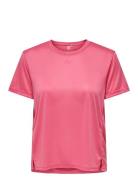 Onpfly On Ss Loose Short Slit Tee Sport Women Sport Clothing Sports To...