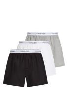 Boxer Slim 3Pk Underwear Boxer Shorts Black Calvin Klein