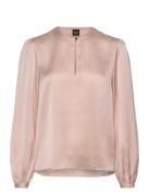 C_Bonnie Tops Blouses Long-sleeved Pink BOSS
