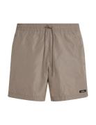 Medium Drawstring Badeshorts Brown Calvin Klein
