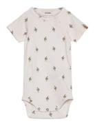 Nbmlavo Eni Ss Slim Body Lil Bodysuits Short-sleeved White Lil'Atelier