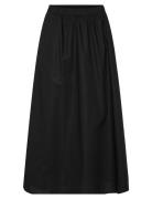 Yasulea Hw Long Skirt Skirts Knee-length & Midi Skirts Black YAS