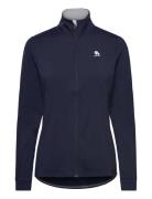 Stacey Midlayer Tops Sweatshirts & Hoodies Fleeces & Midlayers Navy Le...