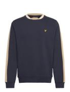 Contrast Taped Sweatshirt Tops Sweatshirts & Hoodies Sweatshirts Navy ...