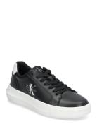 Chunky Cupsole Mono Lth Wn Low-top Sneakers Black Calvin Klein