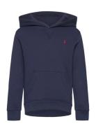 Fleece Hoodie Tops Sweatshirts & Hoodies Hoodies Navy Ralph Lauren Kid...