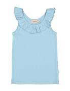 Tamar Tops T-shirts Sleeveless Blue MarMar Copenhagen