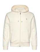 Double-Knit Full-Zip Hoodie Tops Sweatshirts & Hoodies Hoodies Cream P...