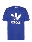 Adicolor Trefoil Tee Sport T-Kortærmet Skjorte Blue Adidas Originals