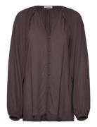Rodebjer Bea Designers Blouses Long-sleeved Brown RODEBJER
