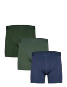 Cotton Stretch Boxer 3P Boxershorts Green Björn Borg