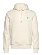 Double-Knit Hoodie Tops Sweatshirts & Hoodies Hoodies Cream Polo Ralph...