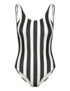 Sallee Swimsuit Badedragt Badetøj Black Mads Nørgaard