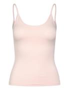 Basic Strap Singlet Tops T-shirts & Tops Sleeveless Pink Gina Tricot