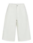 Vijada Hw Bermuda Shorts/Ka Bottoms Shorts Bermudas White Vila