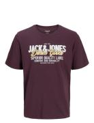 Jjelogo Tee Ss O-Neck 2 Col Aw25 Sn Tops T-Kortærmet Skjorte Red Jack ...