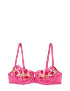 Amour - Balconnet Bra Lingerie Bras & Tops Balc Tte Bras Pink Etam